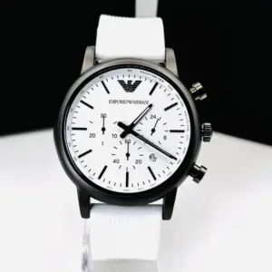 Linha diamante - 100% funcional Boss - Preto e branco - Pulseira de borracha -À PROVA D' ÁGUA- Cod65 no Atacado para Revenda