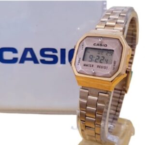Relógio Casio Dourado com Pulseira de Aço Inoxidável no Atacado e Dropshipping