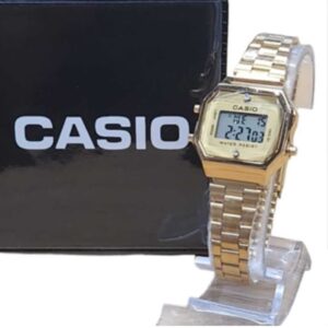 Relógio Casio Dourado Dourado com Pulseira de Aço Inoxidável no Atacado e Dropshipping