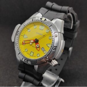 Relógio Citizen Amarelo com Pulseira de Borracha no Atacado e Dropshipping
