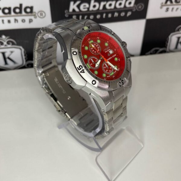 Relógio Citizen Aqualand Vermelho com Pulseira de Aço Inoxidável no Atacado e Dropshipping