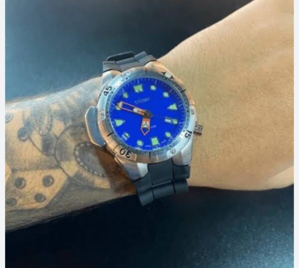 Relógio Citizen Azul com Pulseira de Silicone no Atacado e Dropshipping