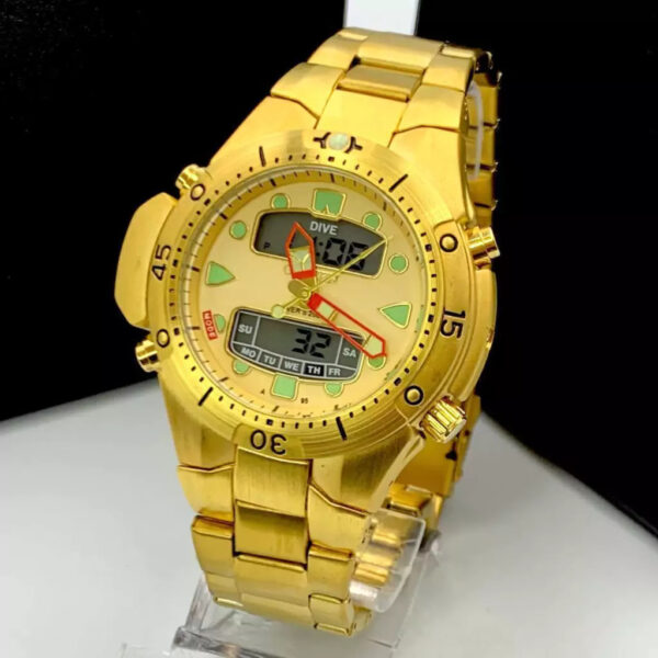 Relógio Citizen Digital Dourado com Pulseira de Aço no Atacado e Dropshipping