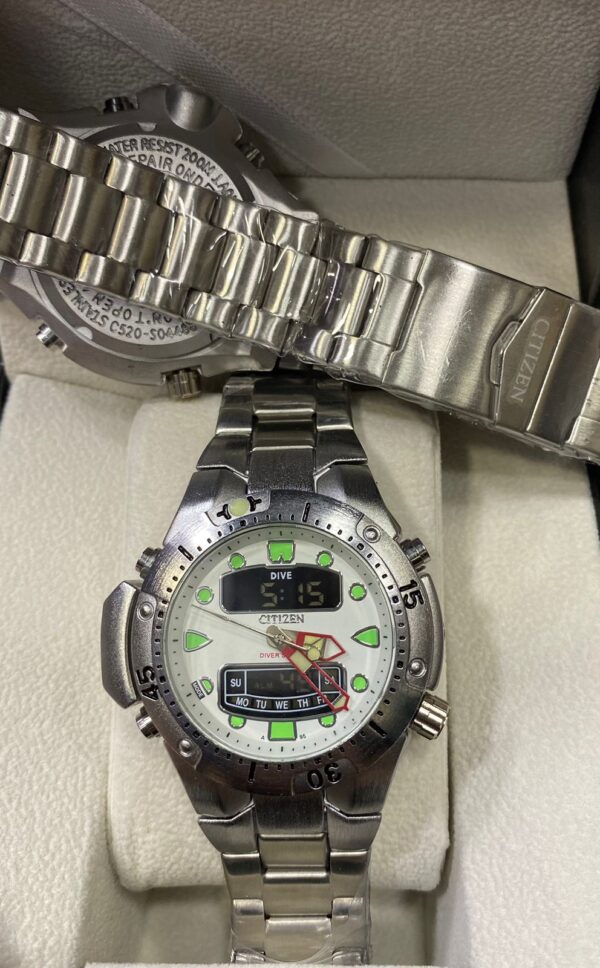 Relógio Citizen Diver Prata com Pulseira de Aço Inoxidável no Atacado e Dropshipping