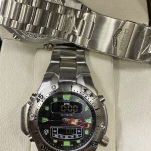 Relógio Citizen Divers 200M Prata E Preto com Pulseira de Aço Inoxidável no Atacado e Dropshipping