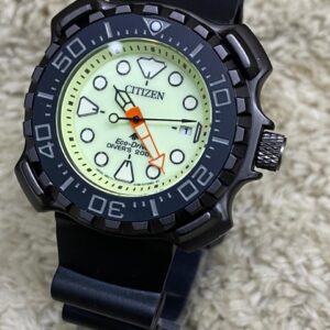 Relógio Citizen Eco-Drive Diver's 200 Preto com Pulseira de Borracha no Atacado e Dropshipping
