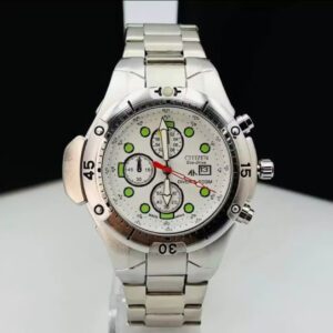 Relógio Citizen Eco-Drive Prata com Pulseira de Aço Inoxidável - Atacado