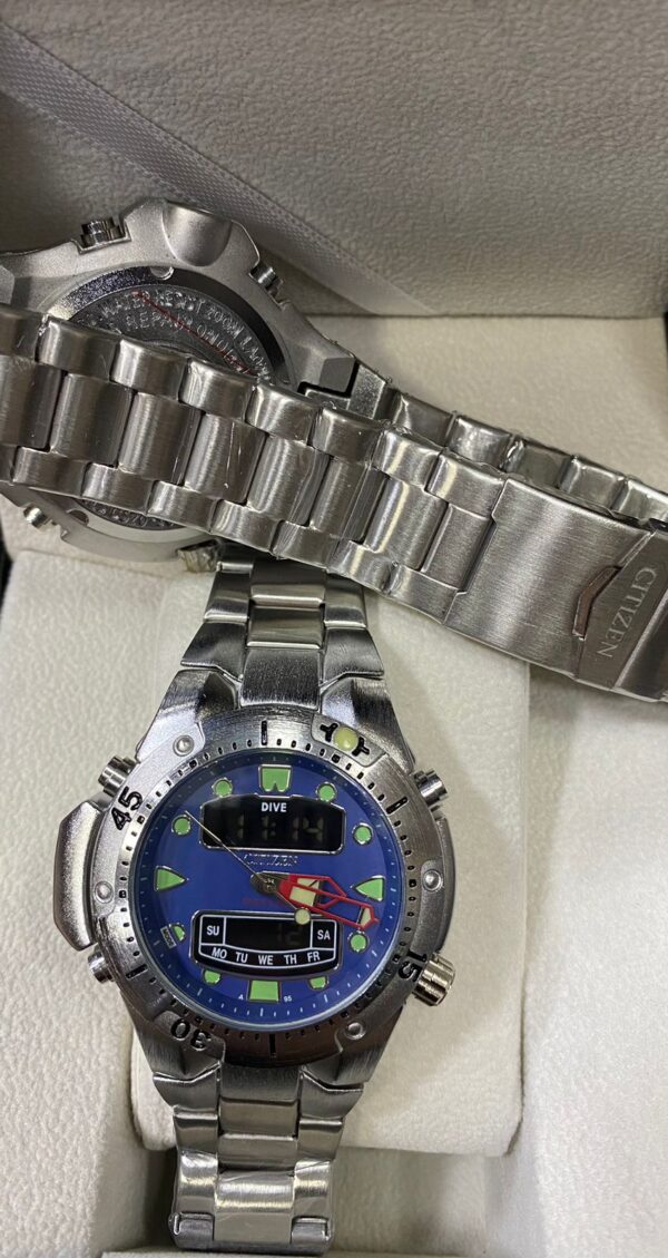Relógio Citizen Modelo Diverso Azul com Pulseira de Aço no Atacado e Dropshipping