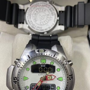 Relógio Citizen Promaster Prata E Preto com Pulseira de Silicone no Atacado e Dropshipping