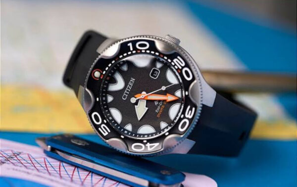 Relógio Citizen Promaster Preto com Pulseira de Silicone no Atacado e Dropshipping