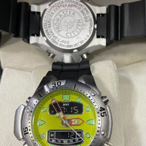 Relógio Citizen Promaster Verde/Preto com Pulseira de Borracha no Atacado e Dropshipping