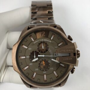 Relógio Diesel Only The Brave Dourado com Pulseira de Aço Inoxidável no Atacado e Dropshipping Ref. E4227