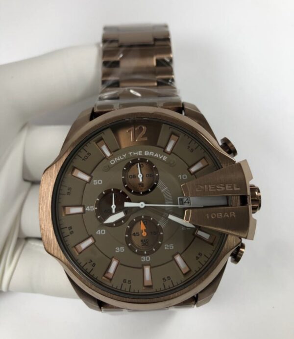 Relógio Diesel Only The Brave Dourado com Pulseira de Aço Inoxidável no Atacado e Dropshipping Ref. E4227