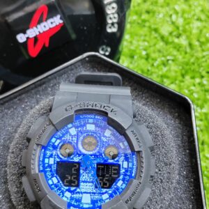 Relógio Gshock Azul com Pulseira de Borracha no Atacado e Dropshipping