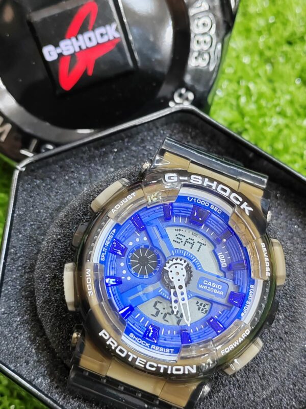 Relógio Gshock Azul E Preto com Pulseira de Plástico no Atacado e Dropshipping