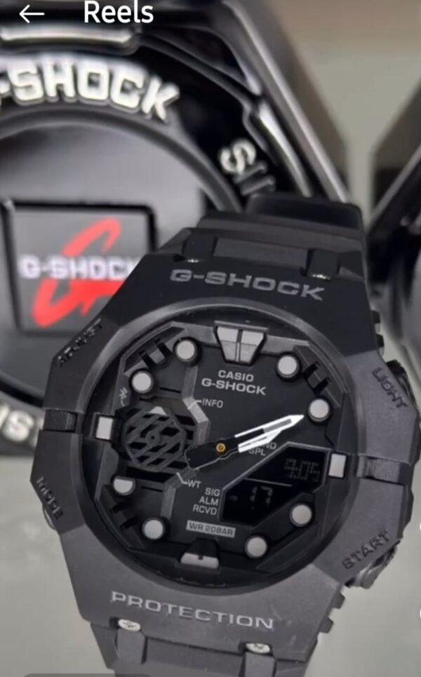 Relógio Gshock Casio Preto com Pulseira de Resina no Atacado e Dropshipping