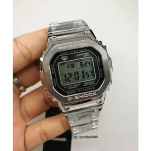 Relógio Gshock Digital Prata com Pulseira de Resina no Atacado e Dropshipping
