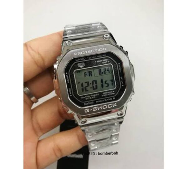 Relógio Gshock Digital Prata com Pulseira de Resina no Atacado e Dropshipping
