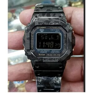 Relógio Gshock Digital Preto com Pulseira de Metal no Atacado e Dropshipping