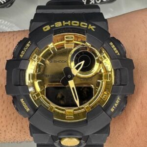 Relógio Gshock Dourado E Preto com Pulseira de Borracha no Atacado e Dropshipping