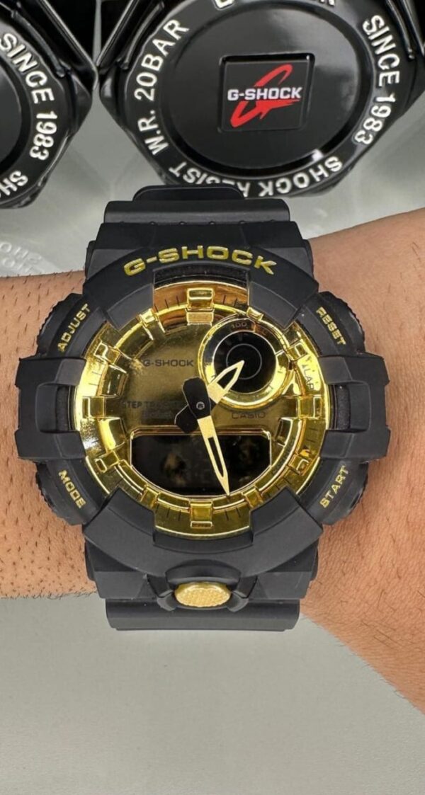 Relógio Gshock Dourado E Preto com Pulseira de Borracha no Atacado e Dropshipping