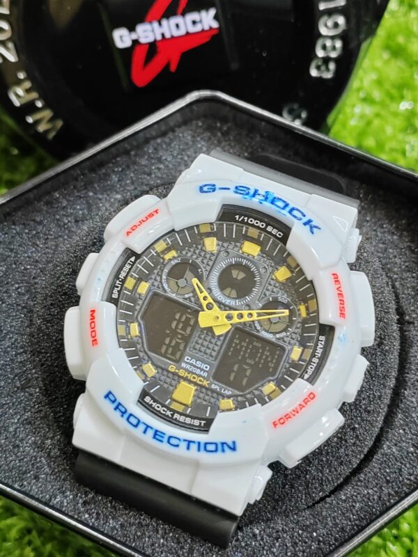 Relógio Gshock G-Shock Branco E Preto com Pulseira de Silicone no Atacado e Dropshipping