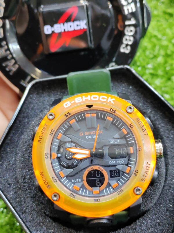 Relógio Gshock G-Shock Laranja Verde com Pulseira de Silicone no Atacado e Dropshipping