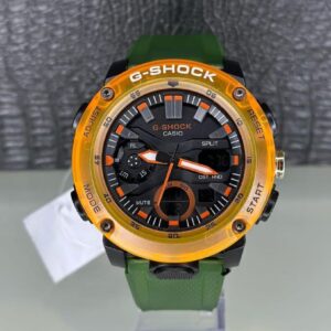 Relógio Gshock G-Shock Preto E Laranja com Pulseira de Silicone no Atacado e Dropshipping