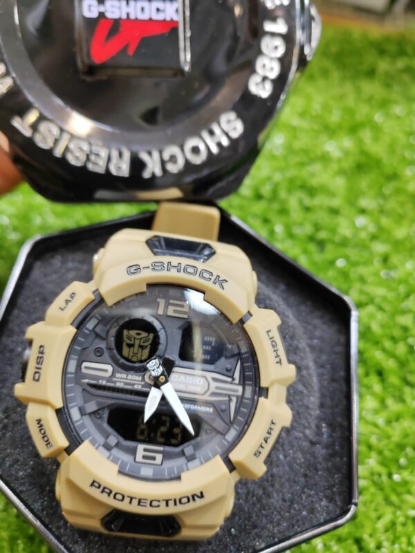 Relógio Gshock Gd-120Cm-5 Bege E Preto com Pulseira de Resina no Atacado e Dropshipping