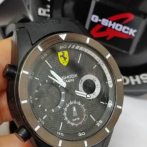 Relógio Gshock Masculino Preto Preto com Pulseira de Borracha no Atacado e Dropshipping