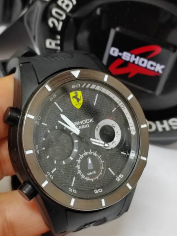 Relógio Gshock Masculino Preto Preto com Pulseira de Borracha no Atacado e Dropshipping