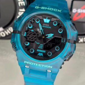Relógio Gshock Modelo Azul Turquesa Azul Turquesa com Pulseira de Plástico no Atacado e Dropshipping