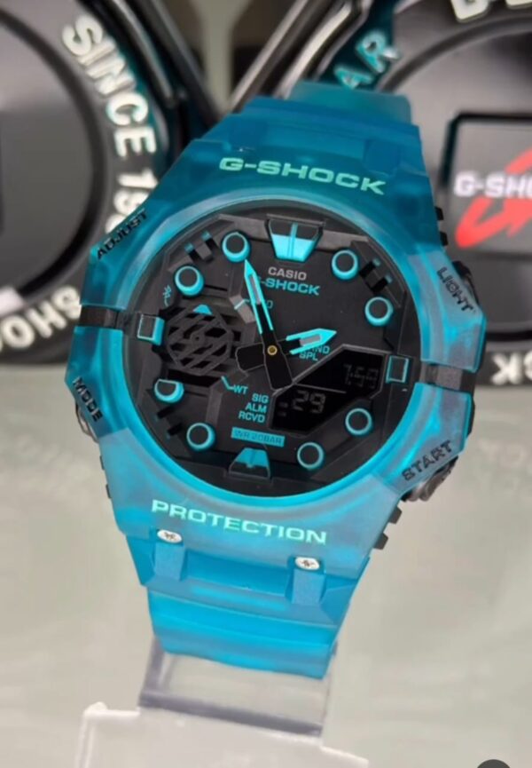 Relógio Gshock Modelo Azul Turquesa Azul Turquesa com Pulseira de Plástico no Atacado e Dropshipping