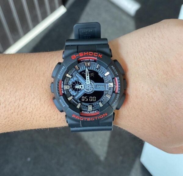 Relógio Gshock Não Especificado Preto E Vermelho com Pulseira de Não Especificado no Atacado e Dropshipping