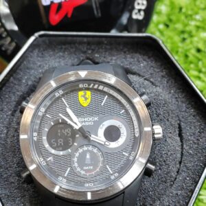 Relógio Gshock Preto com Pulseira de Borracha no Atacado e Dropshipping