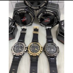 Relógio Gshock Preto E Dourado com Pulseira de Silicone no Atacado e Dropshipping