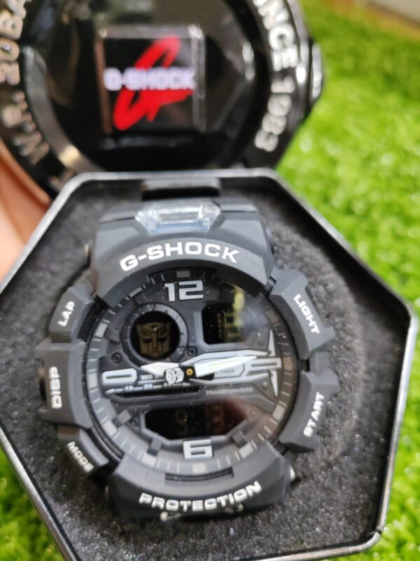 Relógio Gshock Transformer Preto com Pulseira de Plástico no Atacado e Dropshipping