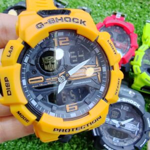 Relógio Gshock Transformers Laranja com Pulseira de Plástico no Atacado e Dropshipping