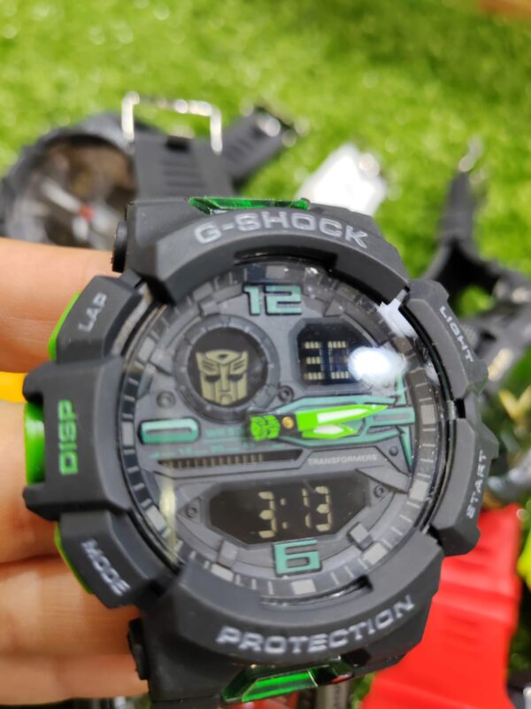 Relógio Gshock Transformers Verde no Atacado e Dropshipping