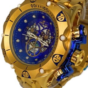 Relógio Invicta Dourado E Azul no Atacado e Dropshipping