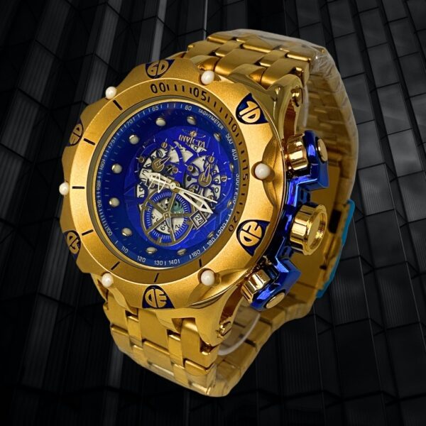 Relógio Invicta Dourado E Azul no Atacado e Dropshipping Ref. D96AF