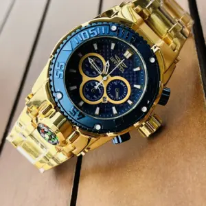 Relógio Invicta Dourado no Atacado e Dropshipping Ref. 7891C