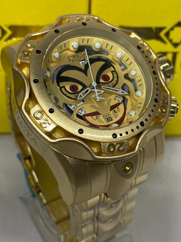 Relógio Invicta Dourado no Atacado e Dropshipping Ref. D4BC0