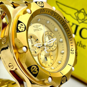 Relógio Invicta Dourado no Atacado e Dropshipping Ref. 28661