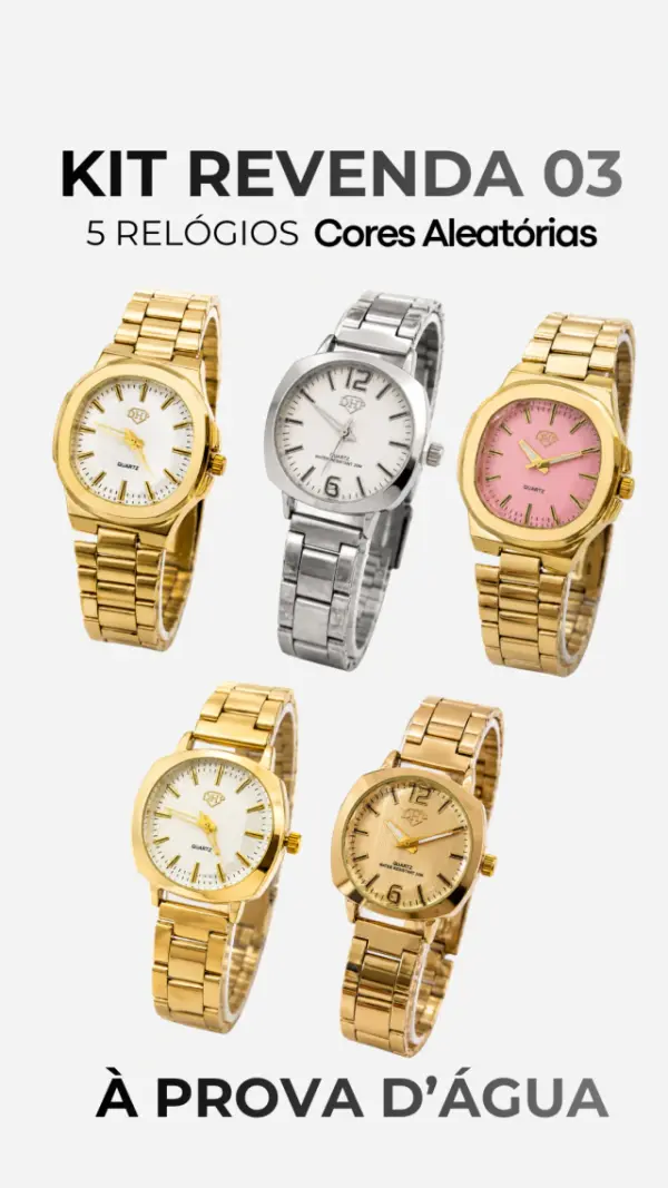 Relógio Kits De no Atacado e Dropshipping Ref. 6D33D