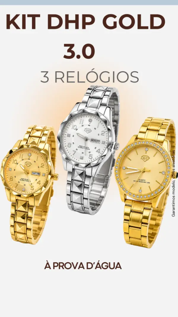 Relógio Kits De no Atacado e Dropshipping Ref. 59C5E