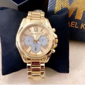 Relógio Michael Kors Feminino Dourado com Pulseira de Aço Inoxidável no Atacado e Dropshipping