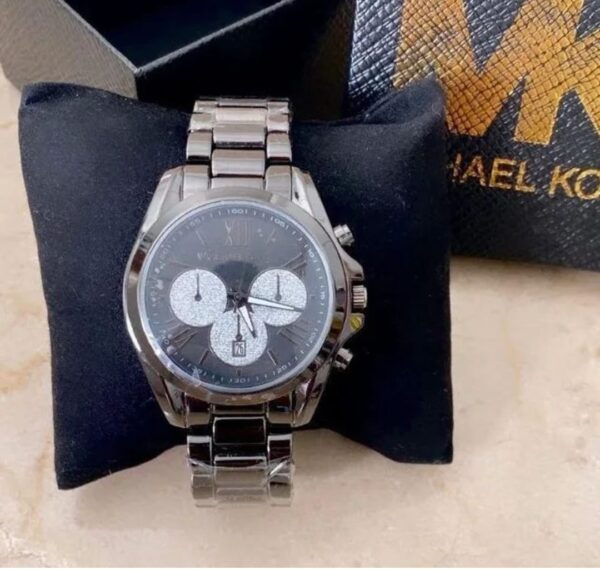 Relógio Michael Kors Feminino Preto com Pulseira de Aço Inoxidável no Atacado e Dropshipping