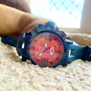 Relógio Oakley Borracha Vermelho com Pulseira de Borracha no Atacado e Dropshipping